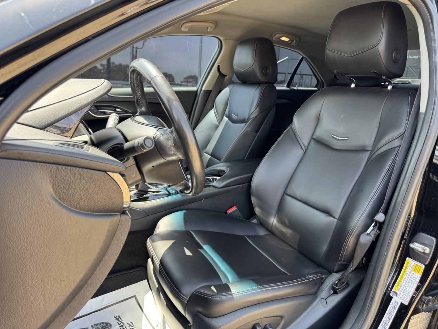 2017 BLACK CADILLAC ATS BASE (1G6AA5RX2H0) , located at 5900 E. Lancaster Ave., Fort Worth, TX, 76112, (817) 457-5456, 0.000000, 0.000000- Photo#10