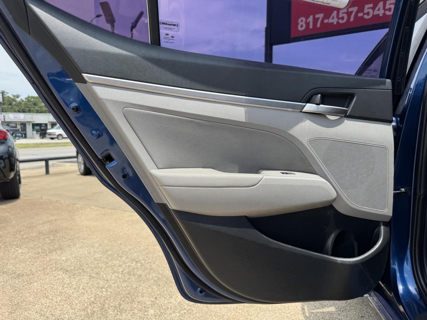 2019 BLUE HYUNDAI ELANTRA (5NPD84LF9KH) , located at 5900 E. Lancaster Ave., Fort Worth, TX, 76112, (817) 457-5456, 0.000000, 0.000000 - Photo#11