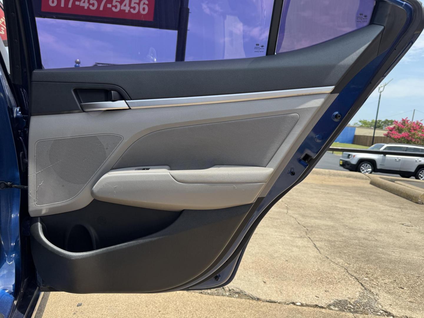 2019 BLUE HYUNDAI ELANTRA (5NPD84LF9KH) , located at 5900 E. Lancaster Ave., Fort Worth, TX, 76112, (817) 457-5456, 0.000000, 0.000000 - Photo#13