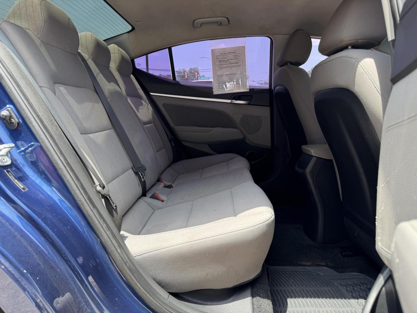2019 BLUE HYUNDAI ELANTRA (5NPD84LF9KH) , located at 5900 E. Lancaster Ave., Fort Worth, TX, 76112, (817) 457-5456, 0.000000, 0.000000 - Photo#14