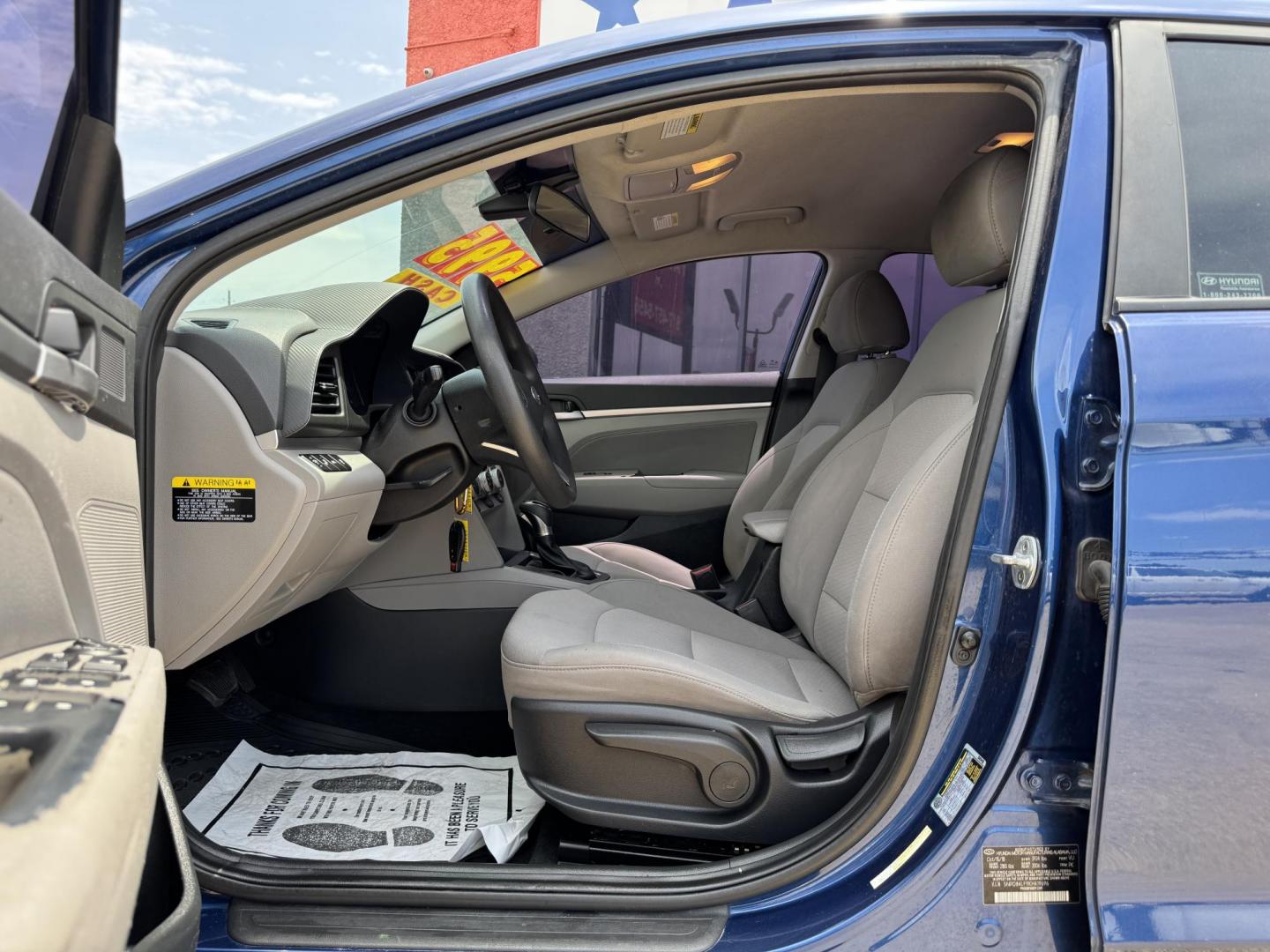 2019 BLUE HYUNDAI ELANTRA (5NPD84LF9KH) , located at 5900 E. Lancaster Ave., Fort Worth, TX, 76112, (817) 457-5456, 0.000000, 0.000000 - Photo#8