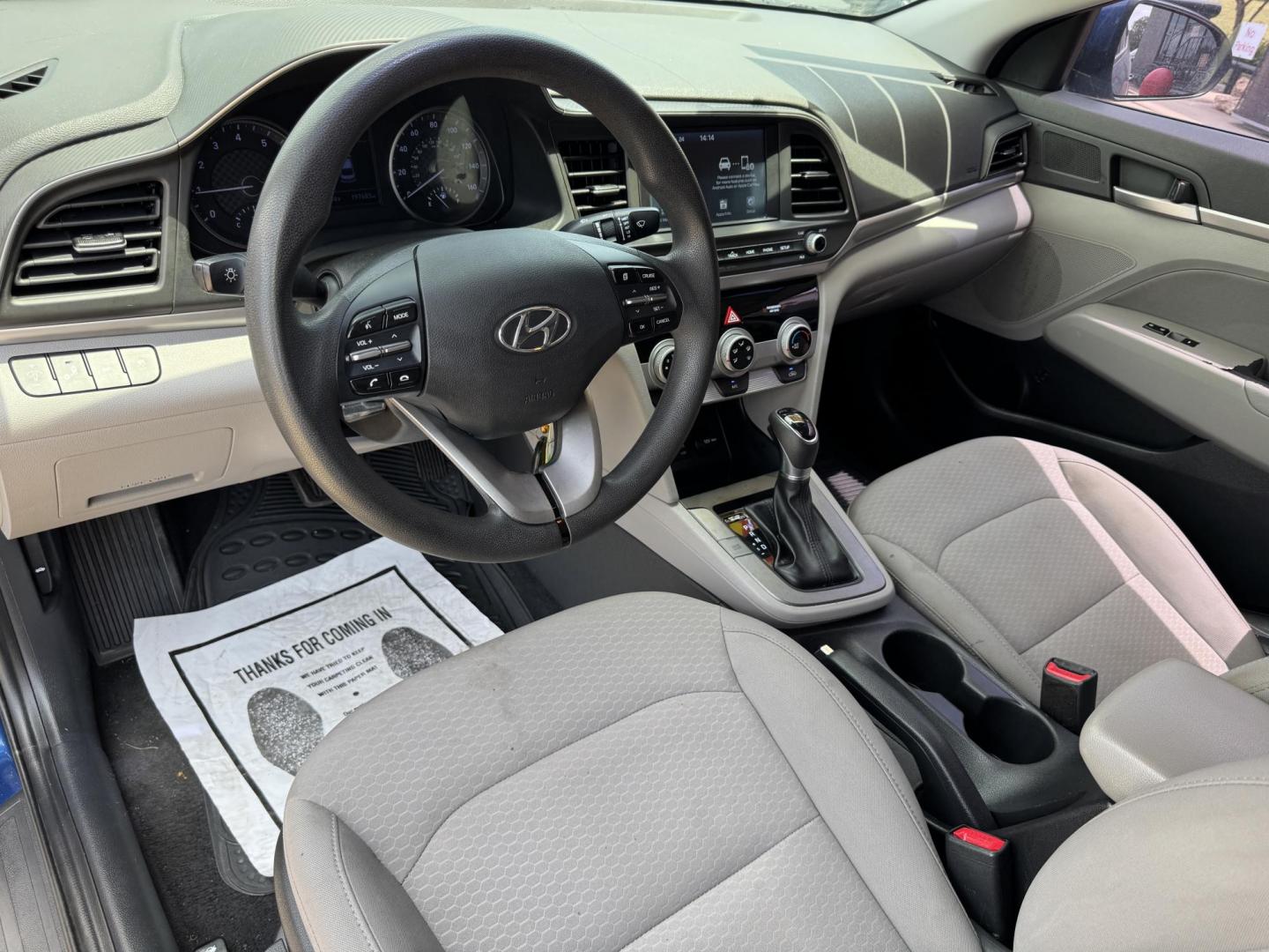 2019 BLUE HYUNDAI ELANTRA (5NPD84LF9KH) , located at 5900 E. Lancaster Ave., Fort Worth, TX, 76112, (817) 457-5456, 0.000000, 0.000000 - Photo#9