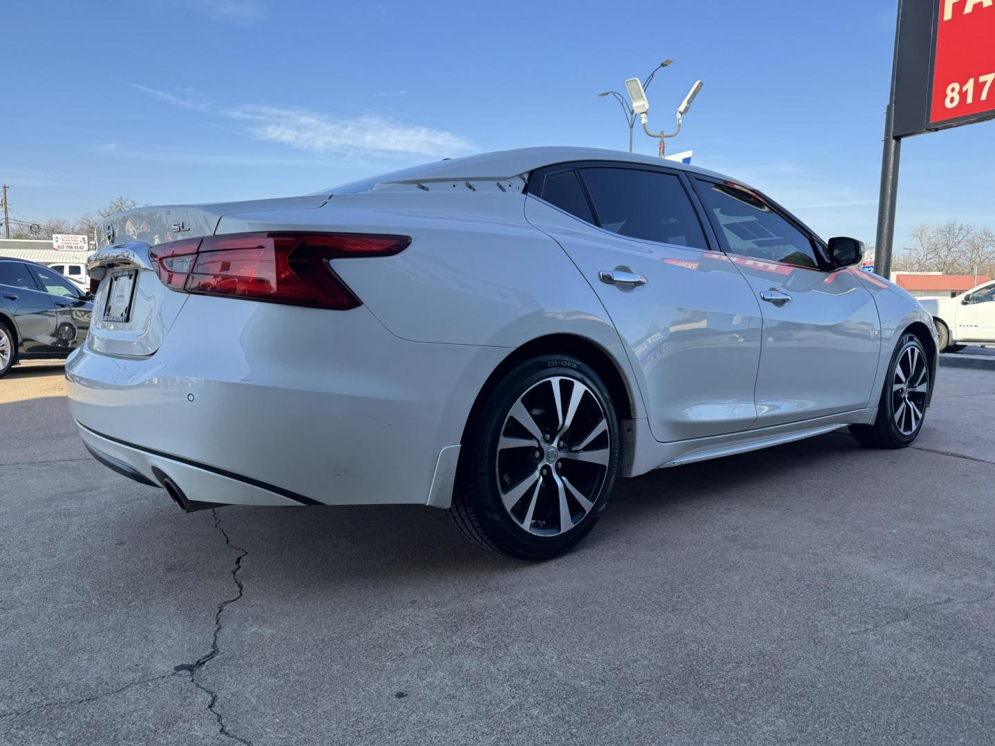 2017 WHITE NISSAN MAXIMA SR; S; SL; PL (1N4AA6AP0HC) , located at 5900 E. Lancaster Ave., Fort Worth, TX, 76112, (817) 457-5456, 0.000000, 0.000000 - Photo#3