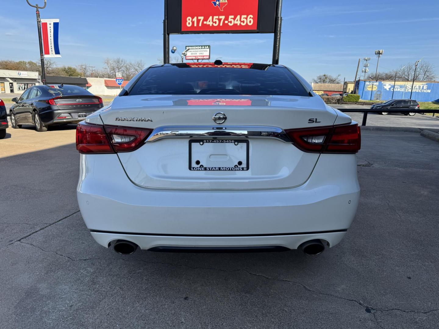 2017 WHITE NISSAN MAXIMA SR; S; SL; PL (1N4AA6AP0HC) , located at 5900 E. Lancaster Ave., Fort Worth, TX, 76112, (817) 457-5456, 0.000000, 0.000000 - Photo#4