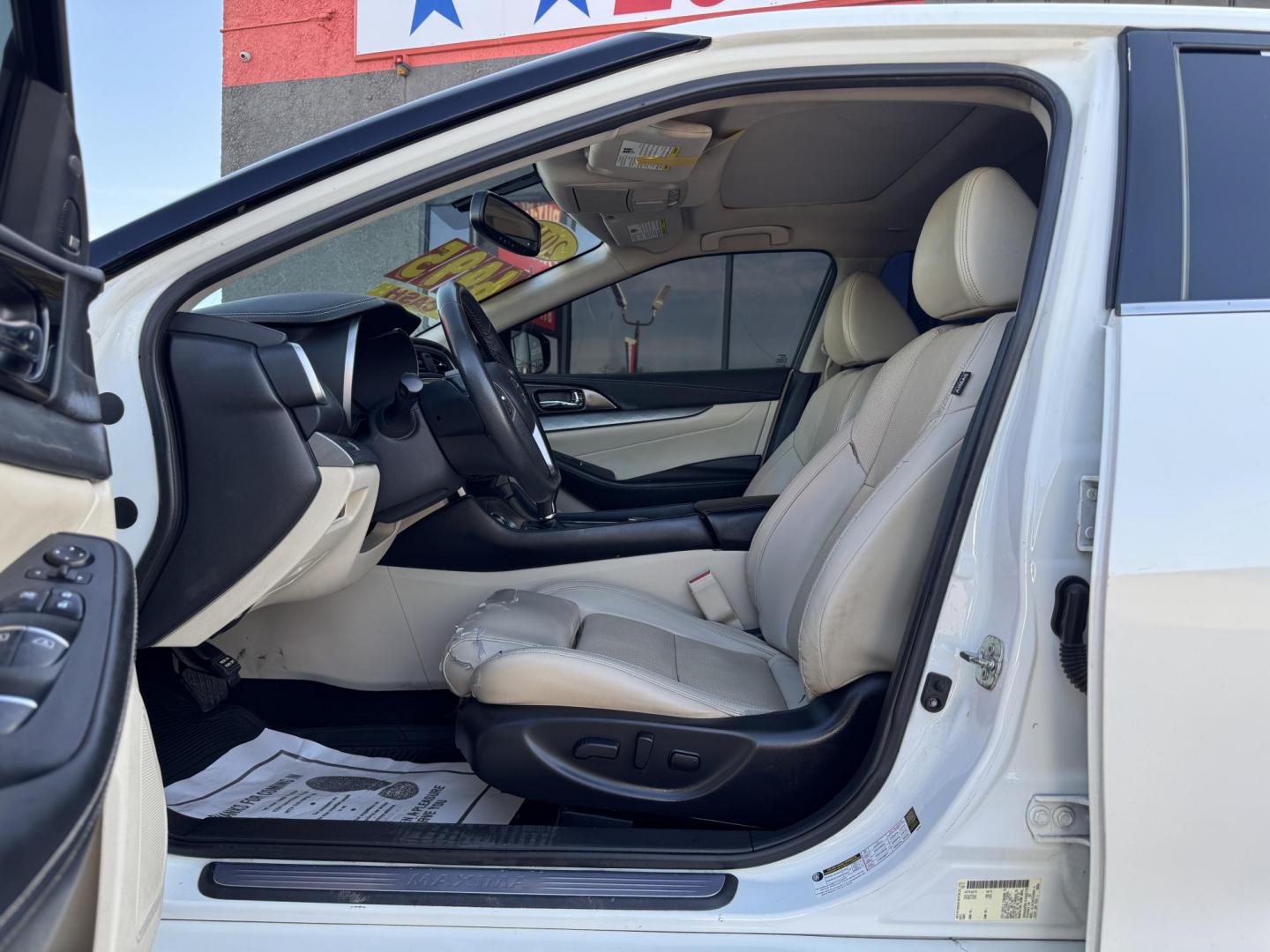 2017 WHITE NISSAN MAXIMA SR; S; SL; PL (1N4AA6AP0HC) , located at 5900 E. Lancaster Ave., Fort Worth, TX, 76112, (817) 457-5456, 0.000000, 0.000000 - Photo#8