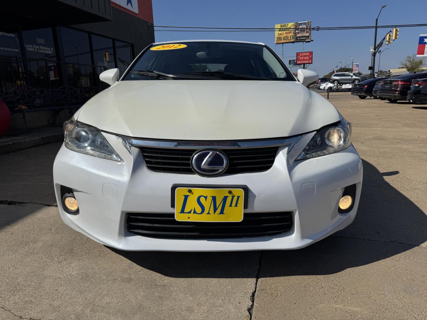 2012 WHITE LEXUS CT 200H BASE (JTHKD5BH8C2) , located at 5900 E. Lancaster Ave., Fort Worth, TX, 76112, (817) 457-5456, 0.000000, 0.000000 - Photo#1