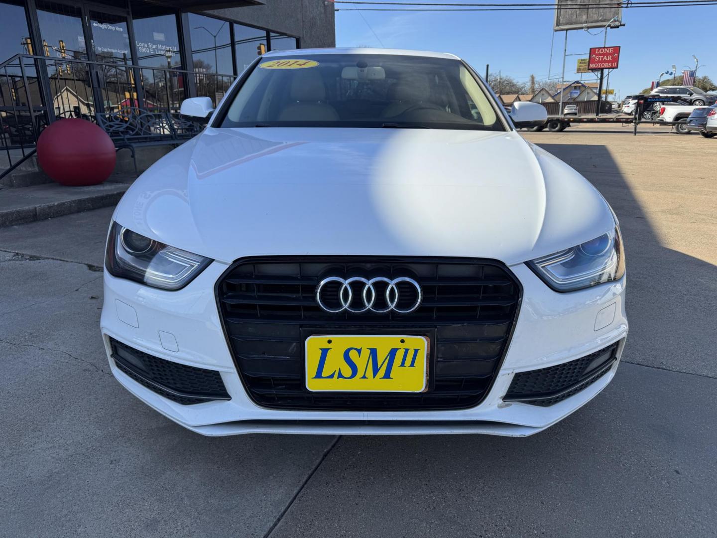 2014 WHITE AUDI A4 PREMIUM PLUS (WAUEFAFL2EN) , located at 5900 E. Lancaster Ave., Fort Worth, TX, 76112, (817) 457-5456, 0.000000, 0.000000 - Photo#1