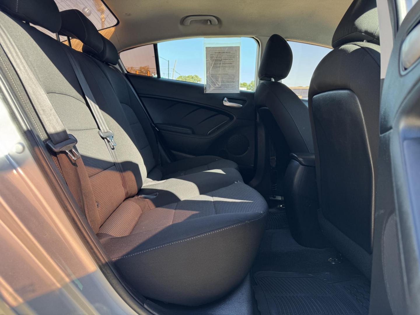 2018 GRAY KIA FORTE LX (3KPFK4A74JE) , located at 5900 E. Lancaster Ave., Fort Worth, TX, 76112, (817) 457-5456, 0.000000, 0.000000 - This is a 2018 KIA FORTE LX 4 DR SEDAN that is in excellent condition. The interior is clean with no rips or tears or stains. All power windows, door locks and seats. Ice cold AC for those hot Texas summer days. It is equipped with a CD player, AM/FM radio, AUX port, Bluetooth connectivity and Siriu - Photo#12