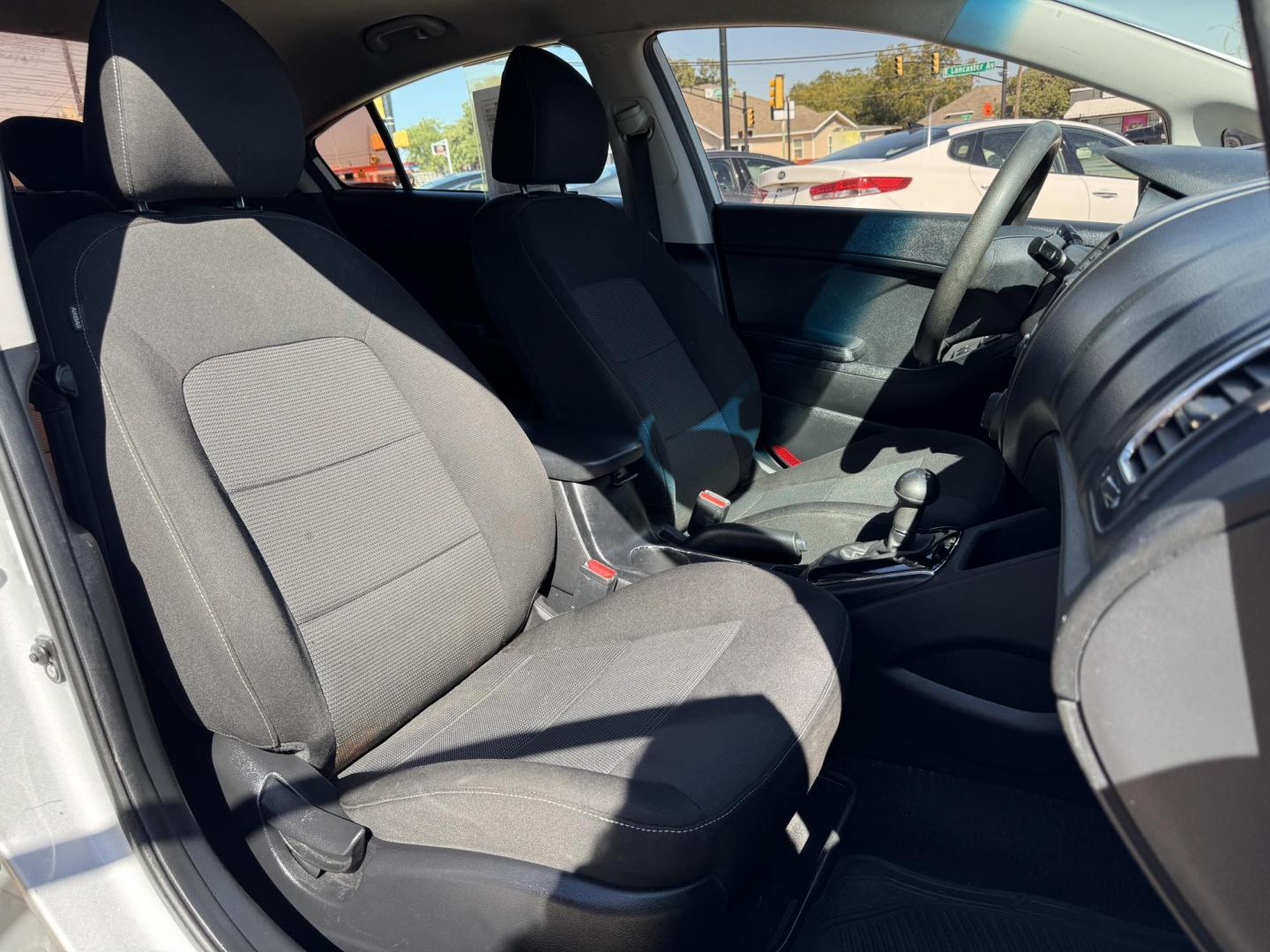2018 GRAY KIA FORTE LX (3KPFK4A74JE) , located at 5900 E. Lancaster Ave., Fort Worth, TX, 76112, (817) 457-5456, 0.000000, 0.000000 - This is a 2018 KIA FORTE LX 4 DR SEDAN that is in excellent condition. The interior is clean with no rips or tears or stains. All power windows, door locks and seats. Ice cold AC for those hot Texas summer days. It is equipped with a CD player, AM/FM radio, AUX port, Bluetooth connectivity and Siriu - Photo#15