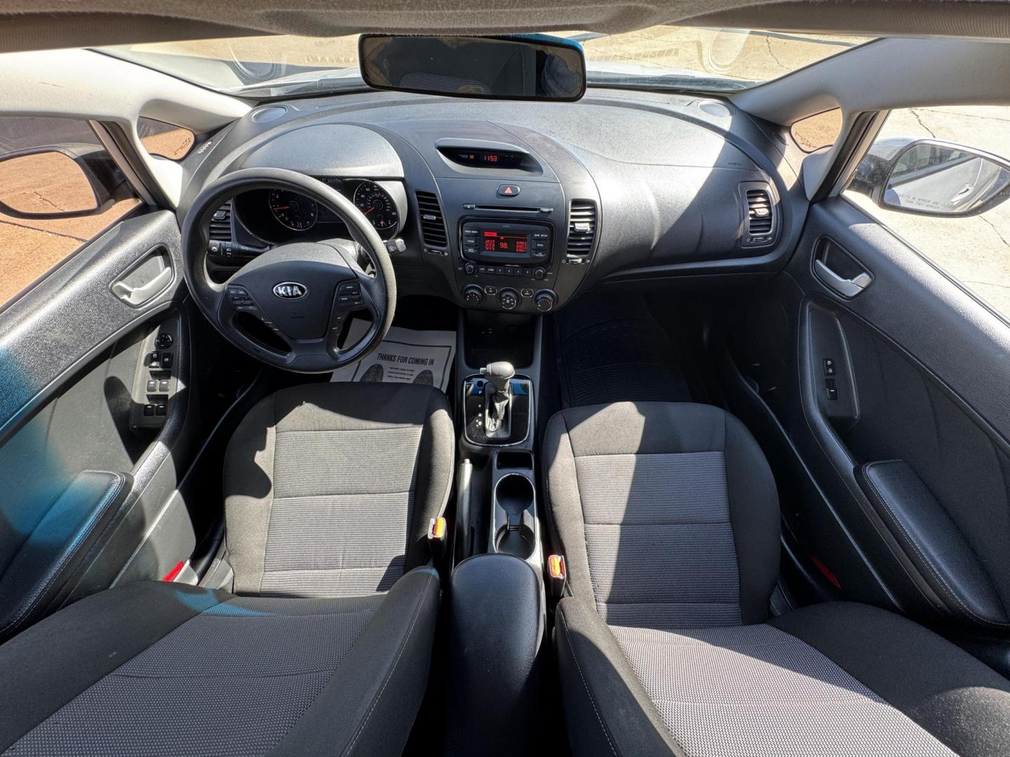 2018 GRAY KIA FORTE LX (3KPFK4A74JE) , located at 5900 E. Lancaster Ave., Fort Worth, TX, 76112, (817) 457-5456, 0.000000, 0.000000 - This is a 2018 KIA FORTE LX 4 DR SEDAN that is in excellent condition. The interior is clean with no rips or tears or stains. All power windows, door locks and seats. Ice cold AC for those hot Texas summer days. It is equipped with a CD player, AM/FM radio, AUX port, Bluetooth connectivity and Siriu - Photo#16