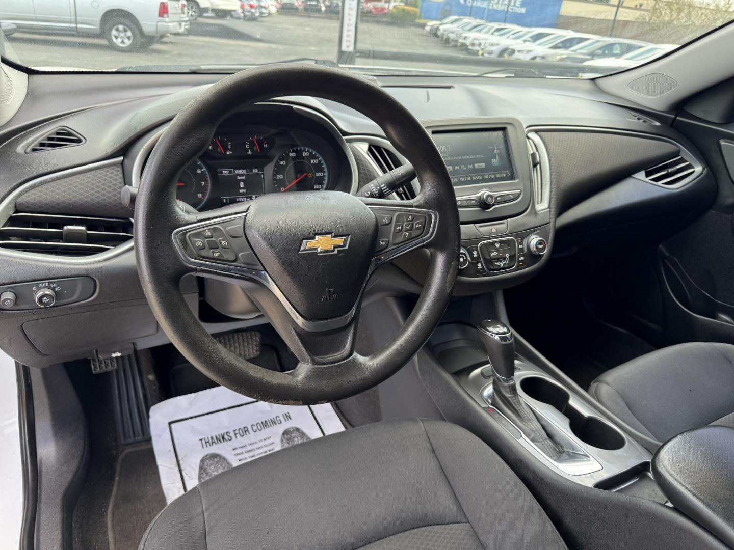 2016 WHITE CHEVROLET MALIBU LS (1LS) (1G1ZB5ST5GF) , located at 5900 E. Lancaster Ave., Fort Worth, TX, 76112, (817) 457-5456, 0.000000, 0.000000- Photo#9