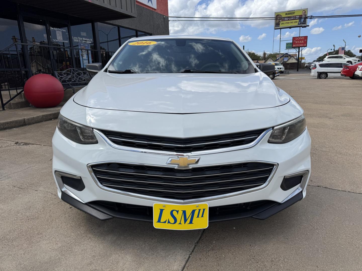 2016 WHITE CHEVROLET MALIBU LS (1LS) (1G1ZB5ST5GF) , located at 5900 E. Lancaster Ave., Fort Worth, TX, 76112, (817) 457-5456, 0.000000, 0.000000- Photo#1