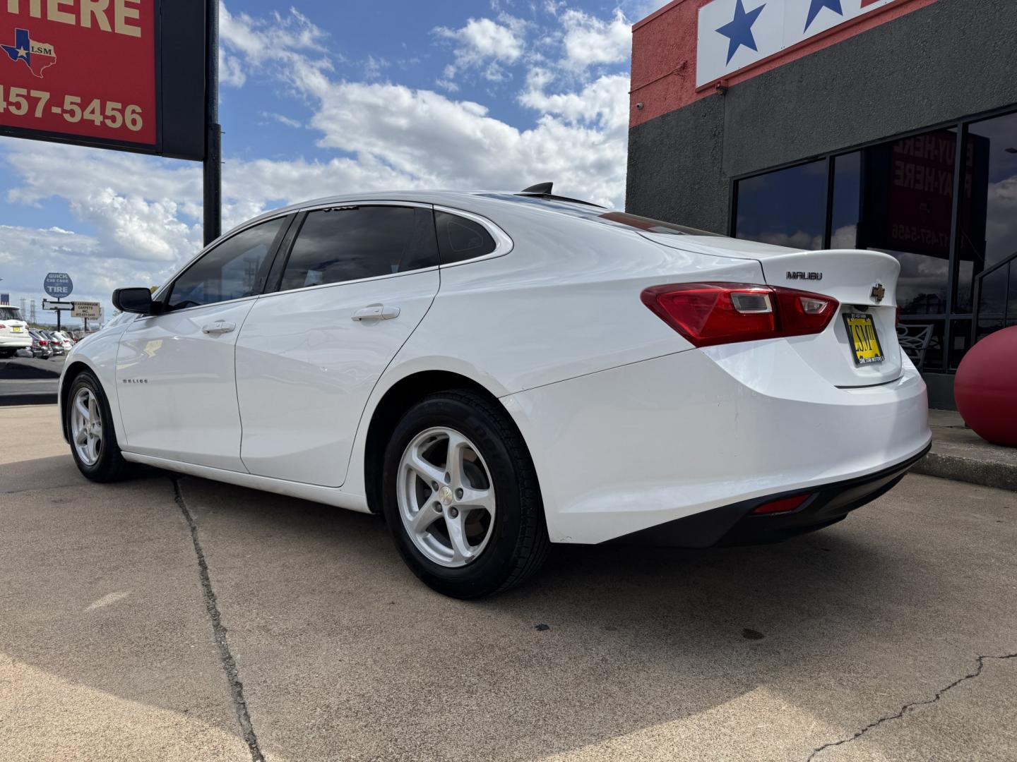 2016 WHITE CHEVROLET MALIBU LS (1LS) (1G1ZB5ST5GF) , located at 5900 E. Lancaster Ave., Fort Worth, TX, 76112, (817) 457-5456, 0.000000, 0.000000- Photo#6