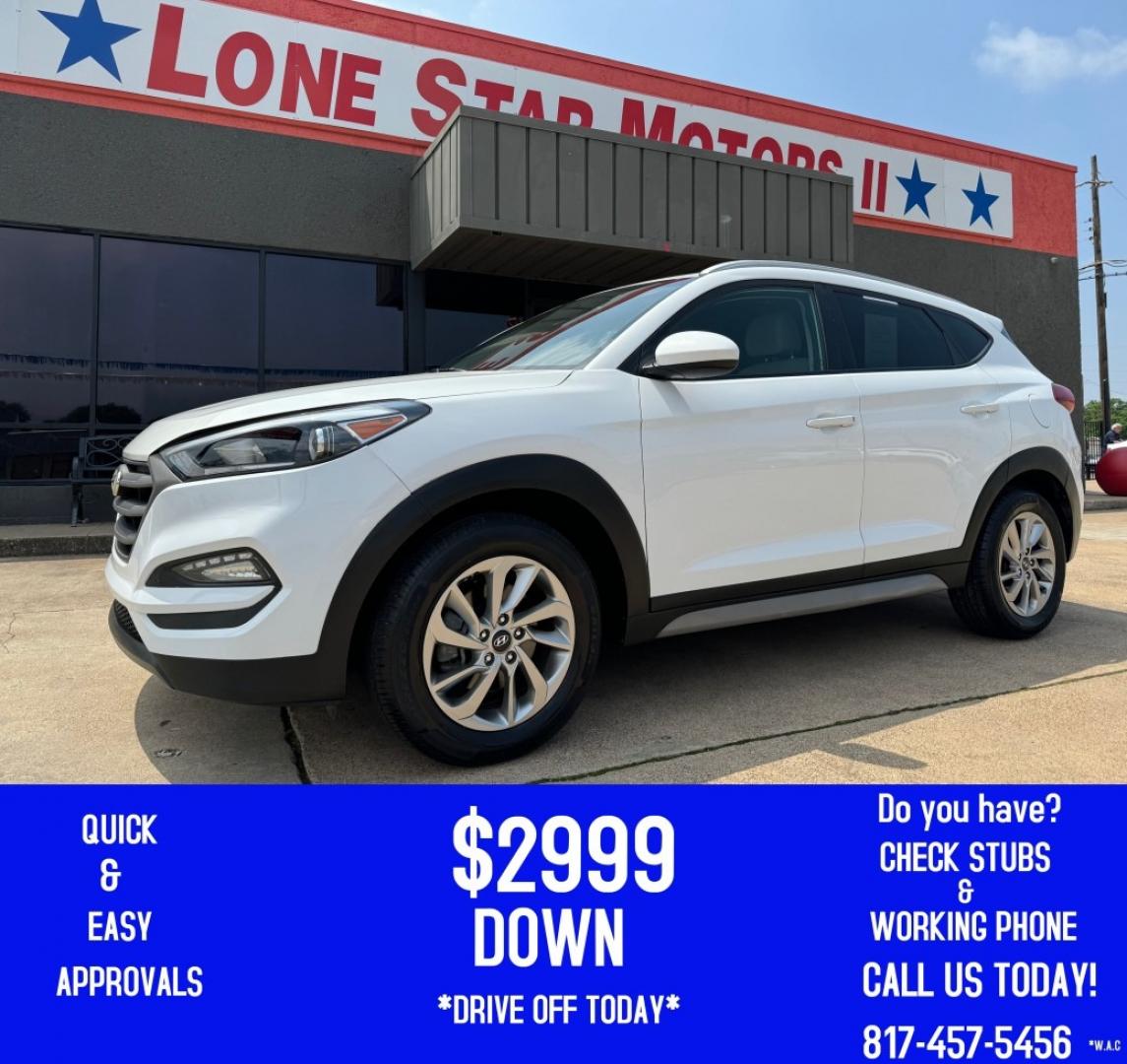 2018 WHITE HYUNDAI TUCSON BASE; SPORT; (KM8J33A40JU) , located at 5900 E. Lancaster Ave., Fort Worth, TX, 76112, (817) 457-5456, 0.000000, 0.000000 - Photo#0