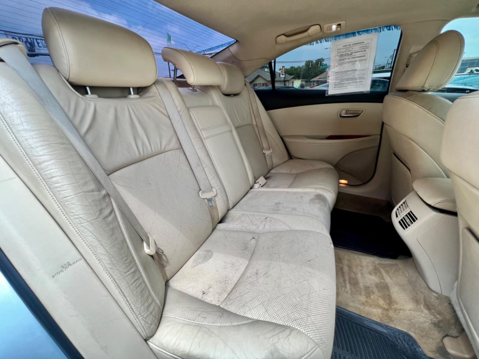 2010 BLUE /Tan LEXUS ES 350 BASE Base 4dr Sedan (JTHBK1EG3A2) with an 3.5L V6 engine, Automatic 6-Speed transmission, located at 5900 E. Lancaster Ave., Fort Worth, TX, 76112, (817) 457-5456, 0.000000, 0.000000 - Cash CASH CAR ONLY, NO FINANCING AVAILABLE. THIS 2010 LEXUS ES 350 BASE 4 DOOR SEDAN RUNS AND DRIVES GREAT. IT IS EQUIPPED WITH A CD PLAYER, AM/FM RADIO AND AN AUX PORT. THE TIRES ARE IN GOOD CONDITION AND STILL HAVE TREAD LEFT ON THEM. THIS CAR WILL NOT LAST SO ACT FAST! Call or text Fran - Photo #14