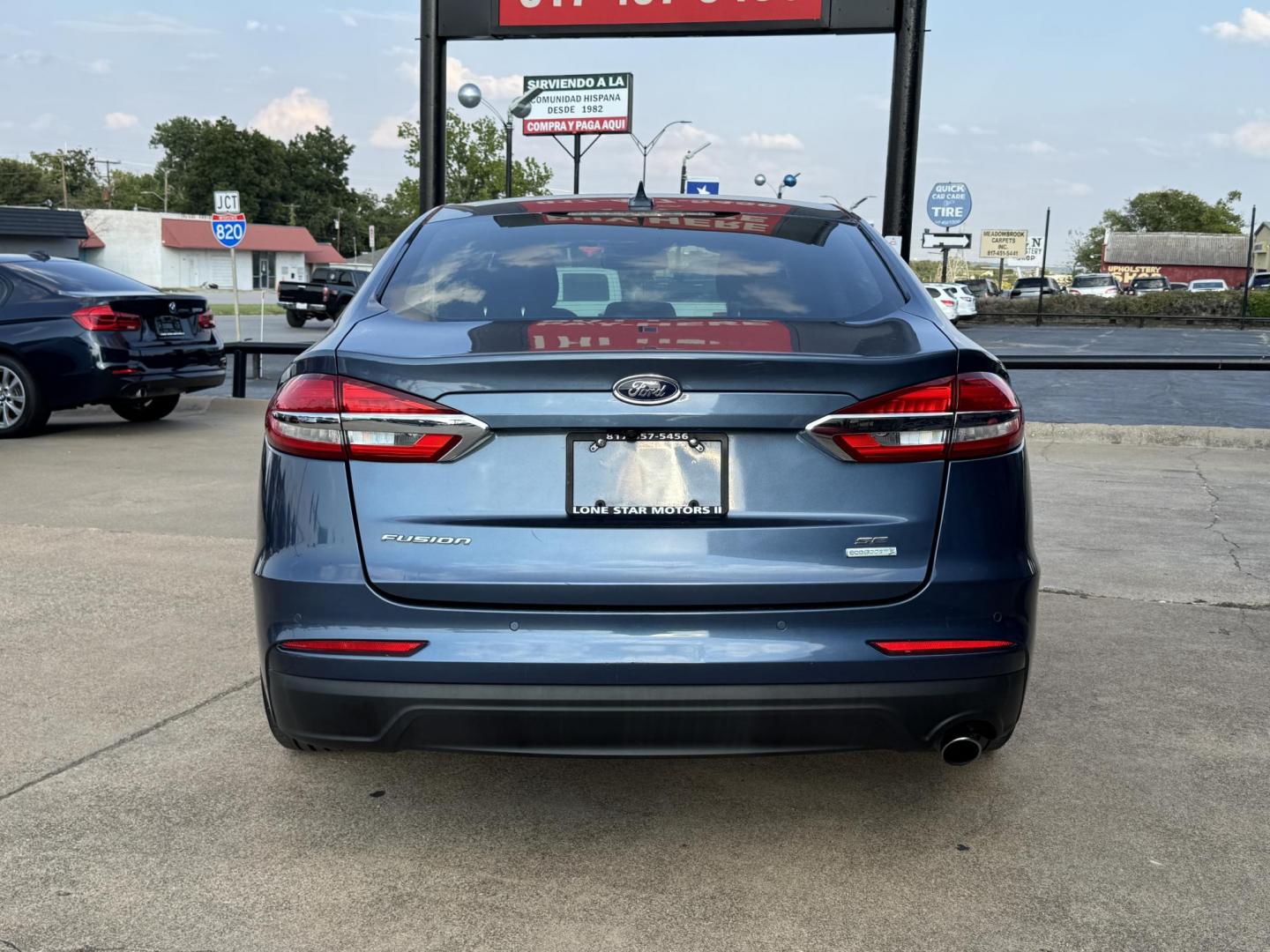 2019 BLUE FORD FUSION SE (3FA6P0HD0KR) , located at 5900 E. Lancaster Ave., Fort Worth, TX, 76112, (817) 457-5456, 0.000000, 0.000000 - Photo#4