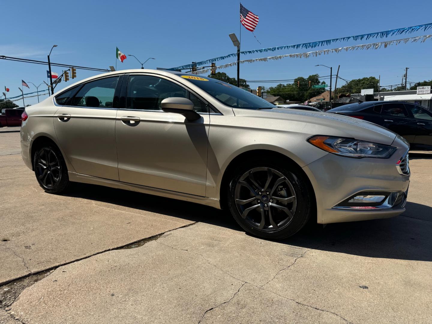 2018 GOLD FORD FUSION S (3FA6P0G78JR) , located at 5900 E. Lancaster Ave., Fort Worth, TX, 76112, (817) 457-5456, 0.000000, 0.000000 - Photo#2