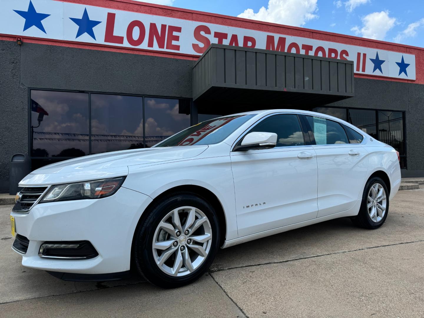 2019 WHITE CHEVROLET IMPALA LT (1LT) (2G11Z5S31K9) , located at 5900 E. Lancaster Ave., Fort Worth, TX, 76112, (817) 457-5456, 0.000000, 0.000000 - Photo#0