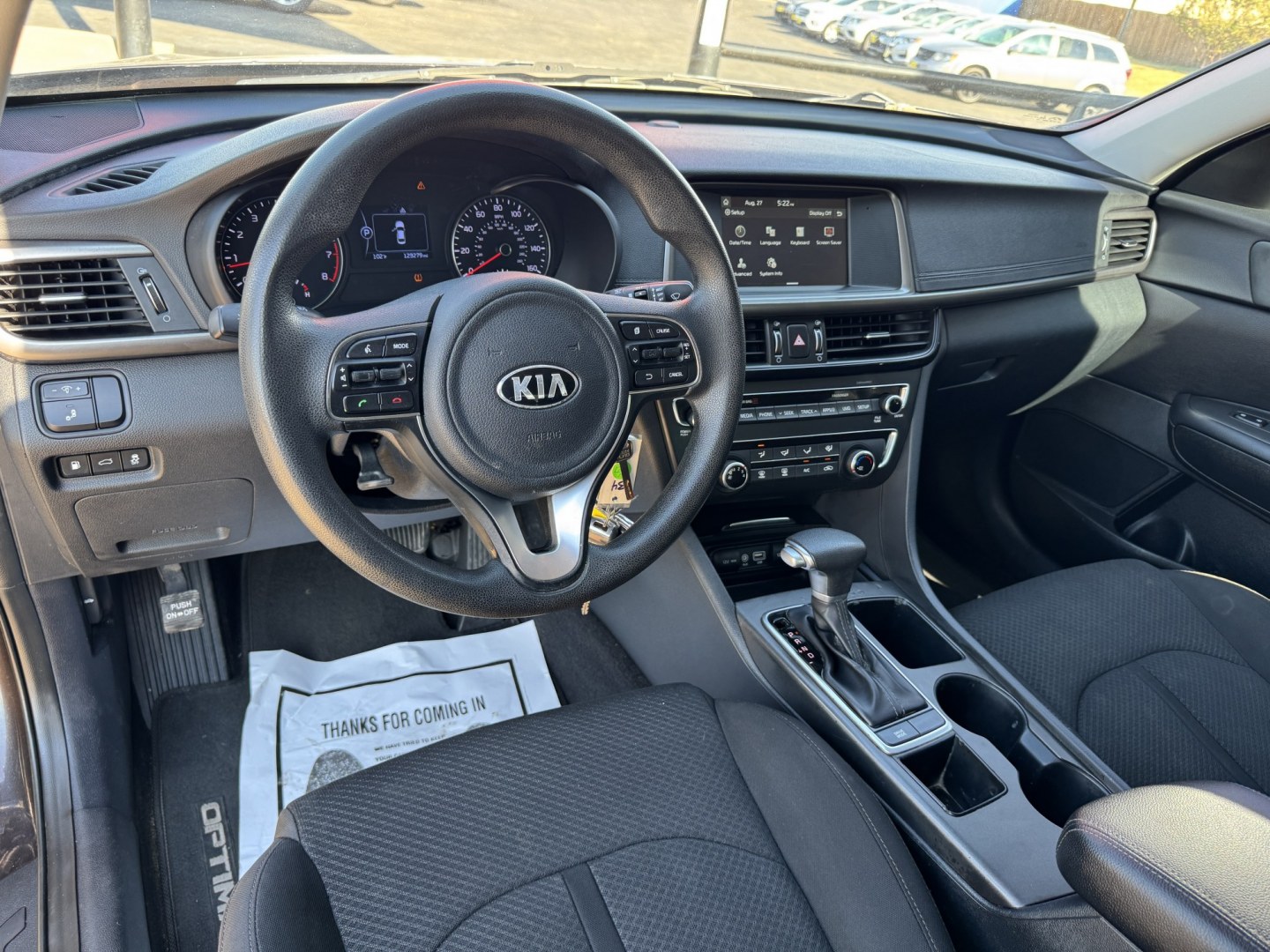 2018 BROWN KIA OPTIMA LX (KNAGT4L37J5) , located at 5900 E. Lancaster Ave., Fort Worth, TX, 76112, (817) 457-5456, 0.000000, 0.000000- Photo#9