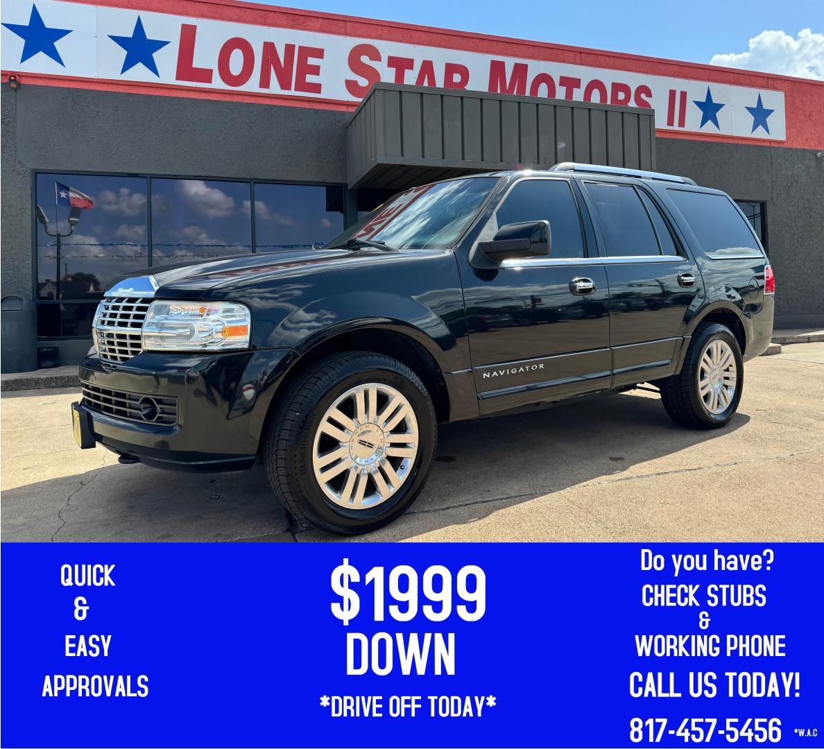 2012 BLACK LINCOLN NAVIGATOR PREMIUM; L (5LMJJ2H51CE) , located at 5900 E. Lancaster Ave., Fort Worth, TX, 76112, (817) 457-5456, 0.000000, 0.000000 - Photo#0