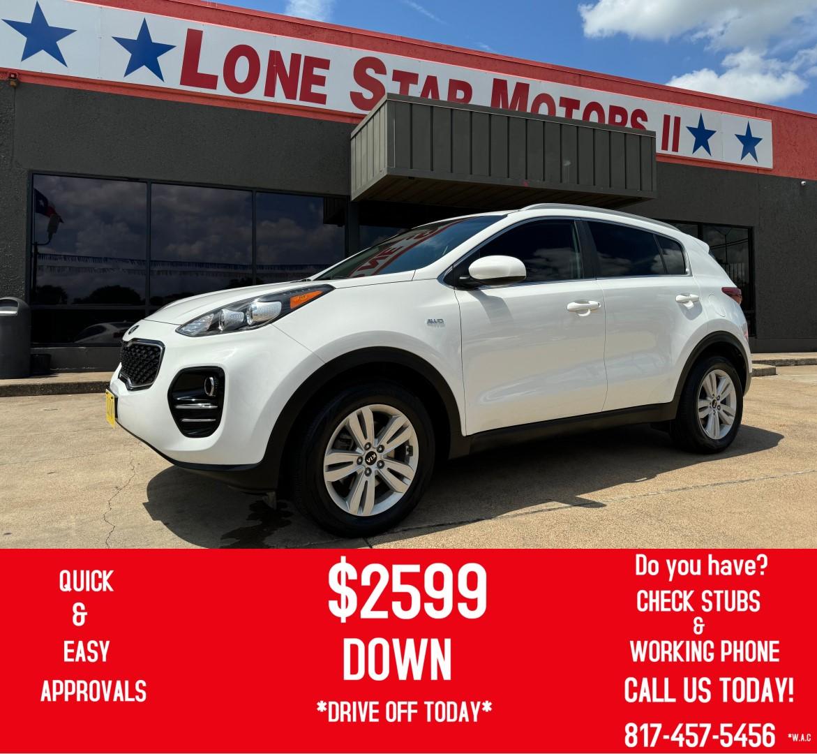 2017 WHITE KIA SPORTAGE LX (KNDPMCAC7H7) , located at 5900 E. Lancaster Ave., Fort Worth, TX, 76112, (817) 457-5456, 0.000000, 0.000000 - Photo#0