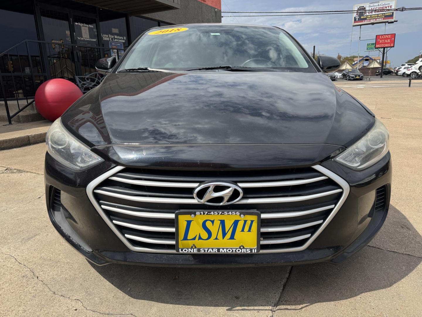 2018 BLACK HYUNDAI ELANTRA LIMITED; SE (5NPD84LF8JH) , located at 5900 E. Lancaster Ave., Fort Worth, TX, 76112, (817) 457-5456, 0.000000, 0.000000- Photo#1