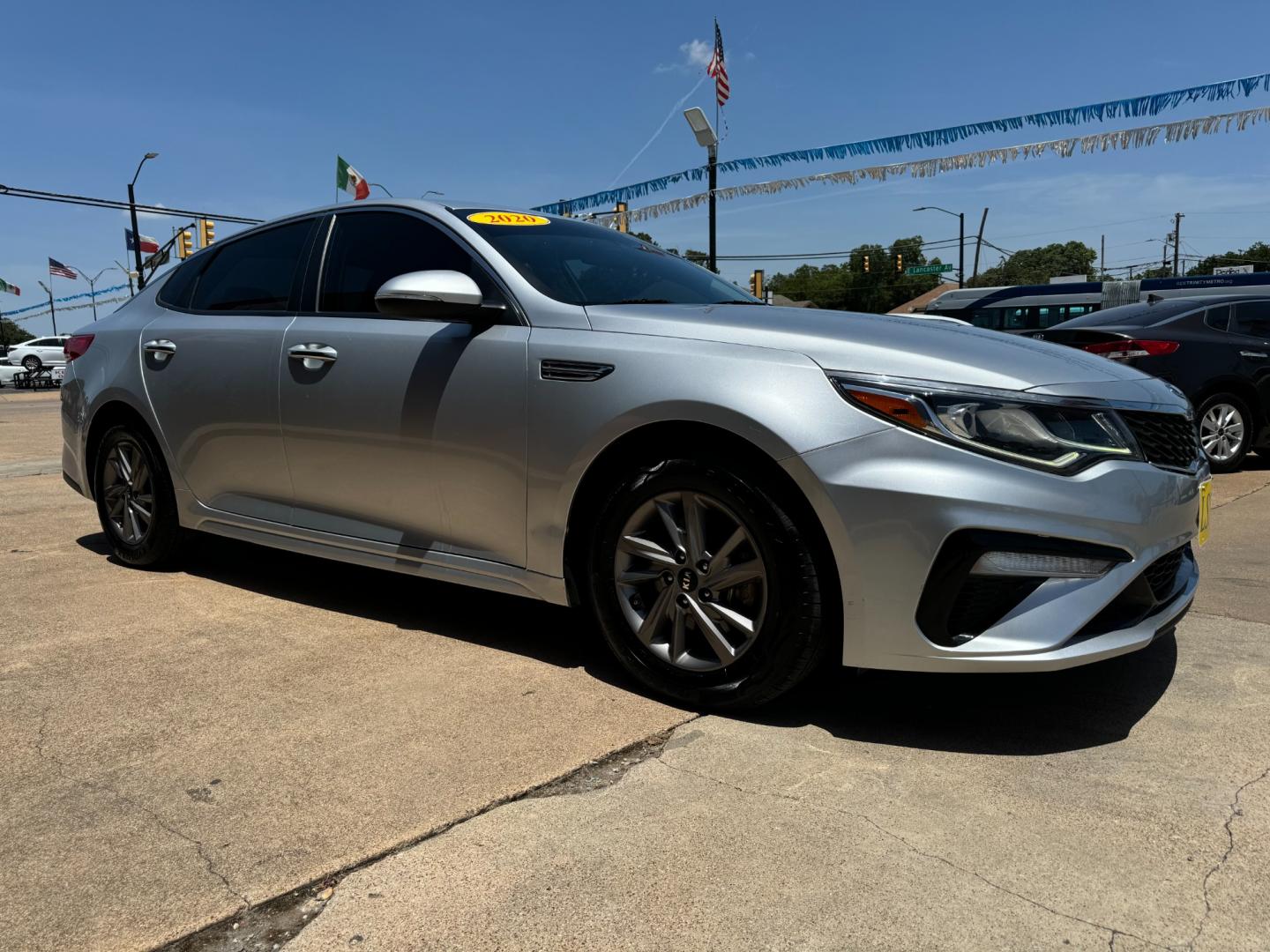 2020 SILVER KIA OPTIMA LX; S; SE (5XXGT4L30LG) , located at 5900 E. Lancaster Ave., Fort Worth, TX, 76112, (817) 457-5456, 0.000000, 0.000000 - Photo#3