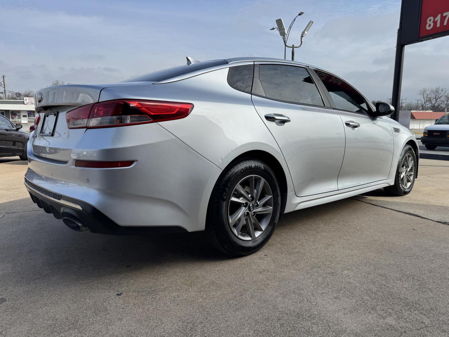 2020 SILVER KIA OPTIMA LX; S; SE (5XXGT4L30LG) , located at 5900 E. Lancaster Ave., Fort Worth, TX, 76112, (817) 457-5456, 0.000000, 0.000000 - Photo#3