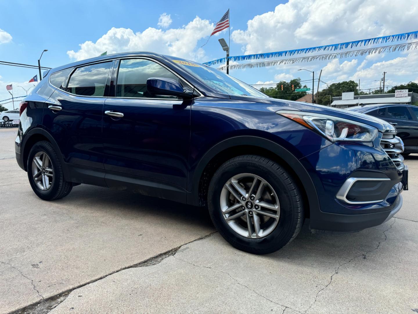 2018 BLUE HYUNDAI SANTA FE SPORT BASE (5XYZT3LB5JG) , located at 5900 E. Lancaster Ave., Fort Worth, TX, 76112, (817) 457-5456, 0.000000, 0.000000 - Photo#3