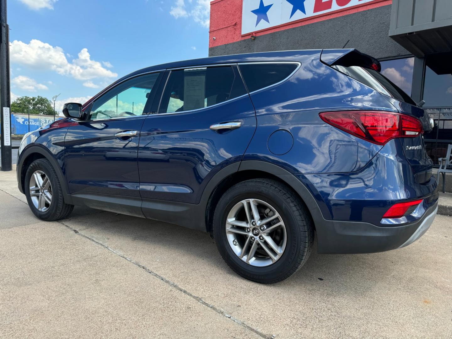 2018 BLUE HYUNDAI SANTA FE SPORT BASE (5XYZT3LB5JG) , located at 5900 E. Lancaster Ave., Fort Worth, TX, 76112, (817) 457-5456, 0.000000, 0.000000 - Photo#7