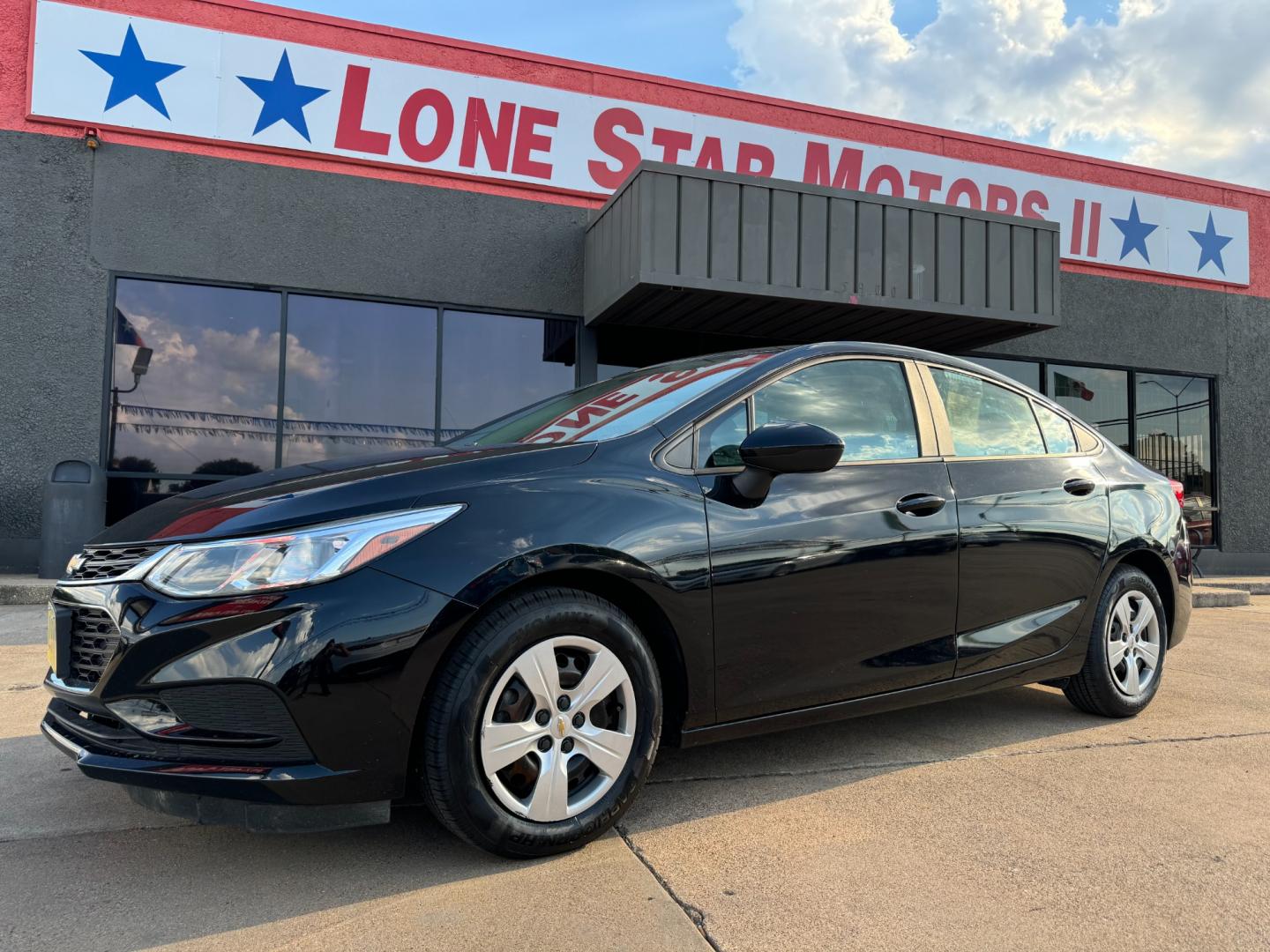 2016 BLACK CHEVROLET CRUZE LS (1G1BC5SM8G7) , located at 5900 E. Lancaster Ave., Fort Worth, TX, 76112, (817) 457-5456, 0.000000, 0.000000 - Photo#0