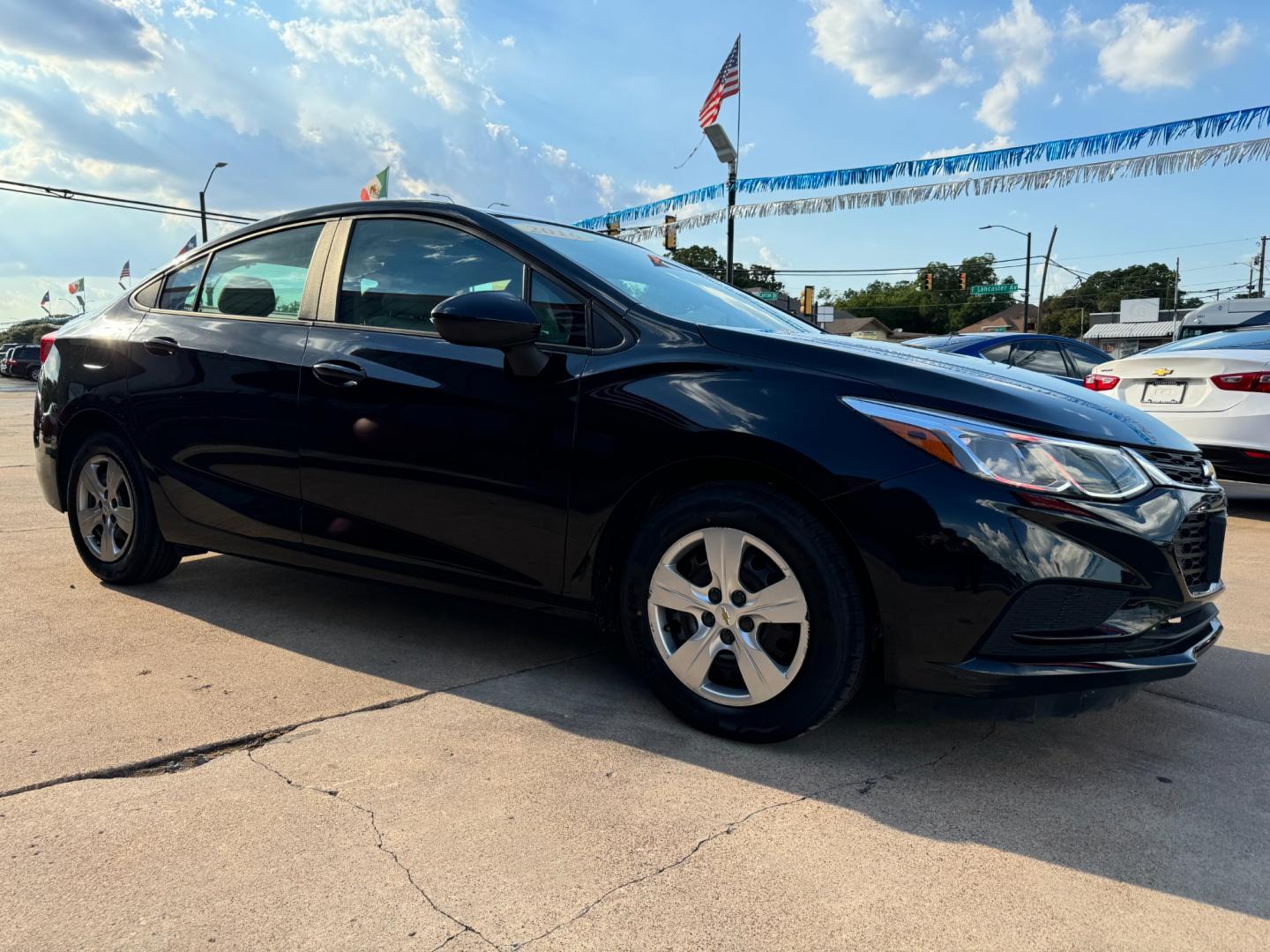 2016 BLACK CHEVROLET CRUZE LS (1G1BC5SM8G7) , located at 5900 E. Lancaster Ave., Fort Worth, TX, 76112, (817) 457-5456, 0.000000, 0.000000 - Photo#2