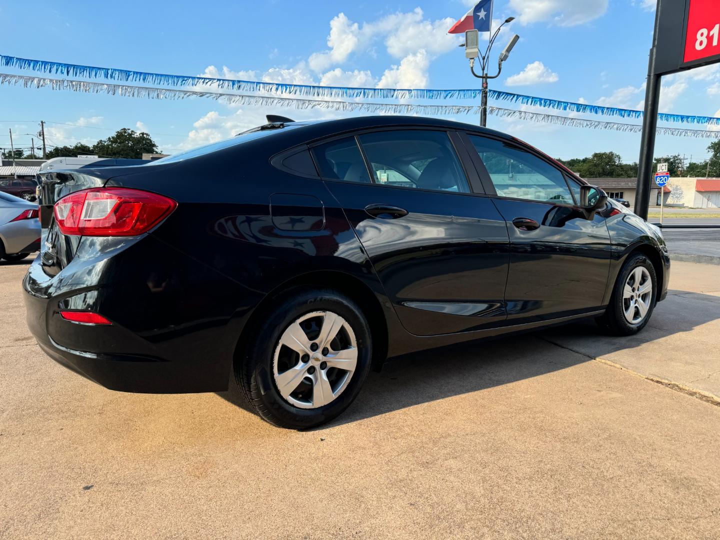 2016 BLACK CHEVROLET CRUZE LS (1G1BC5SM8G7) , located at 5900 E. Lancaster Ave., Fort Worth, TX, 76112, (817) 457-5456, 0.000000, 0.000000 - Photo#3