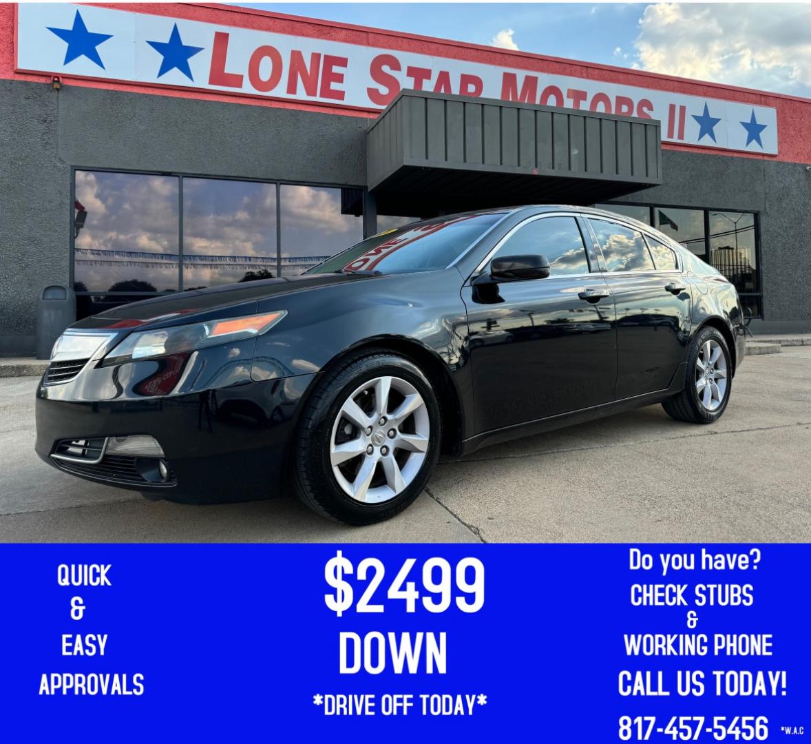 2014 BLACK ACURA TL 3.5TL W/TECH PKG. (19UUA8F52EA) , located at 5900 E. Lancaster Ave., Fort Worth, TX, 76112, (817) 457-5456, 0.000000, 0.000000 - Photo#0