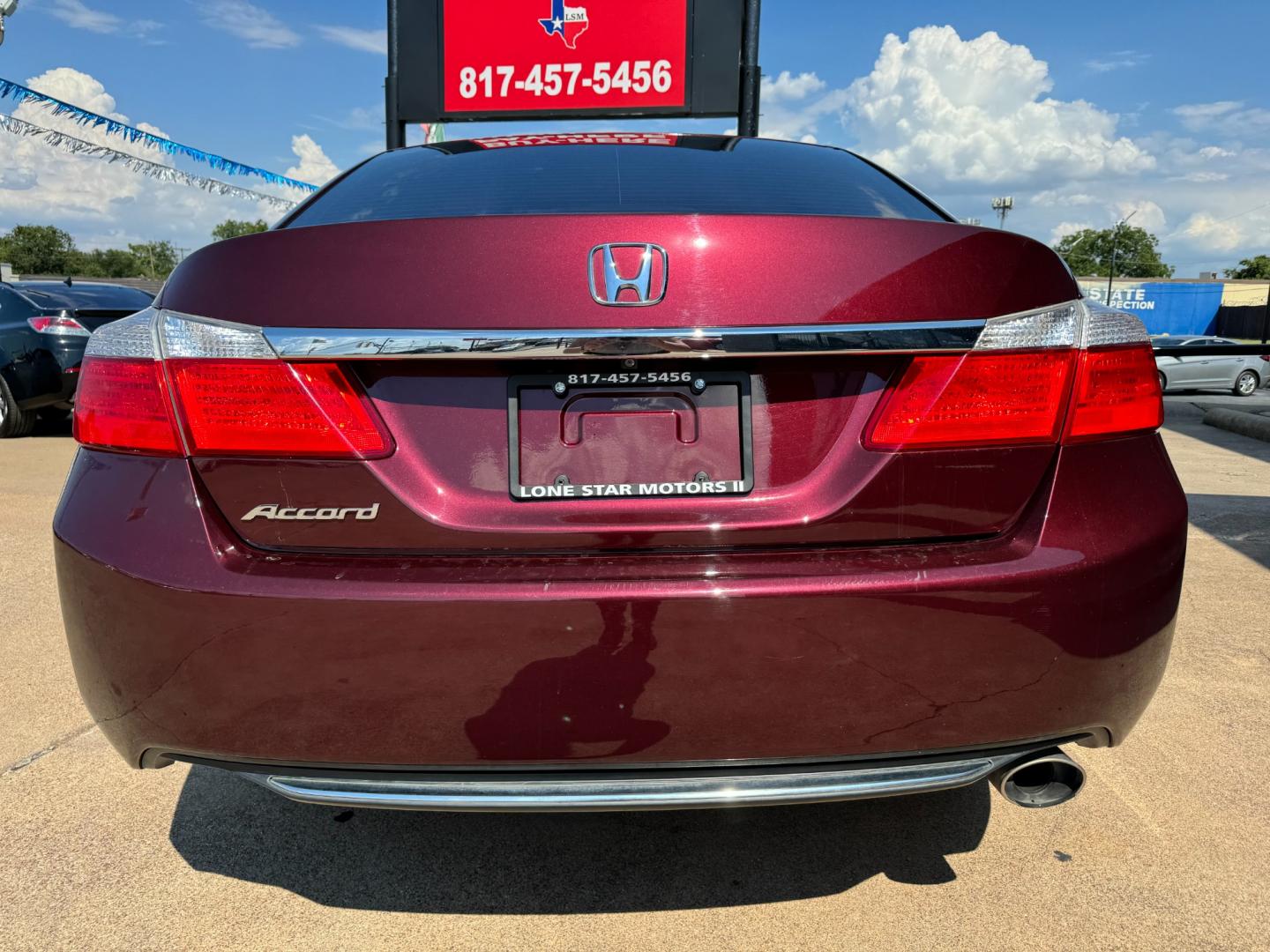 2015 PURPLE HONDA ACCORD LX (1HGCR2F36FA) , located at 5900 E. Lancaster Ave., Fort Worth, TX, 76112, (817) 457-5456, 0.000000, 0.000000 - Photo#4