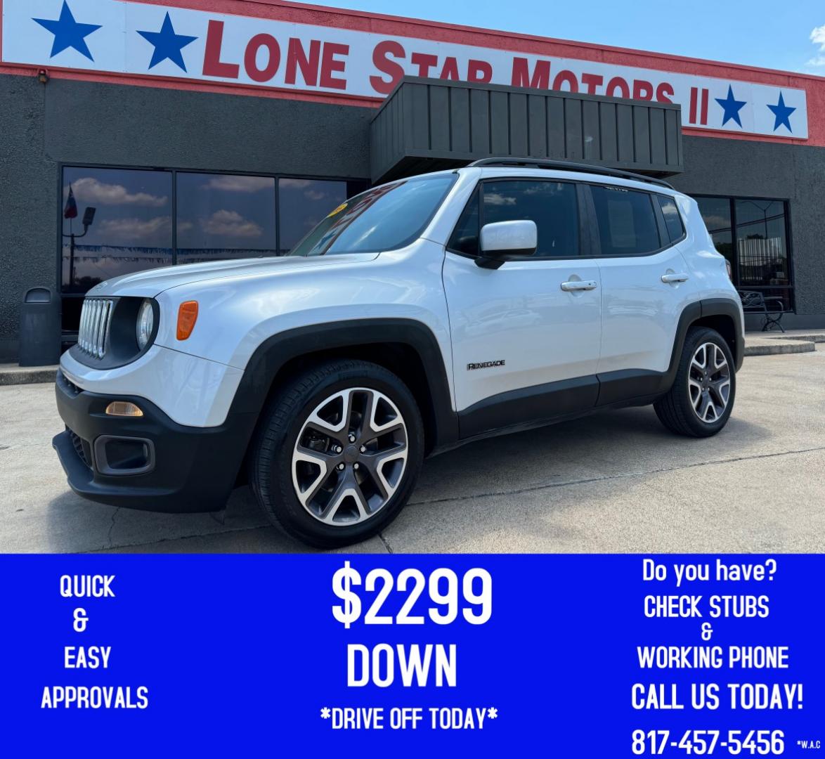 2015 SILVER JEEP RENEGADE LATITUDE (ZACCJABT7FP) , located at 5900 E. Lancaster Ave., Fort Worth, TX, 76112, (817) 457-5456, 0.000000, 0.000000 - Photo#0