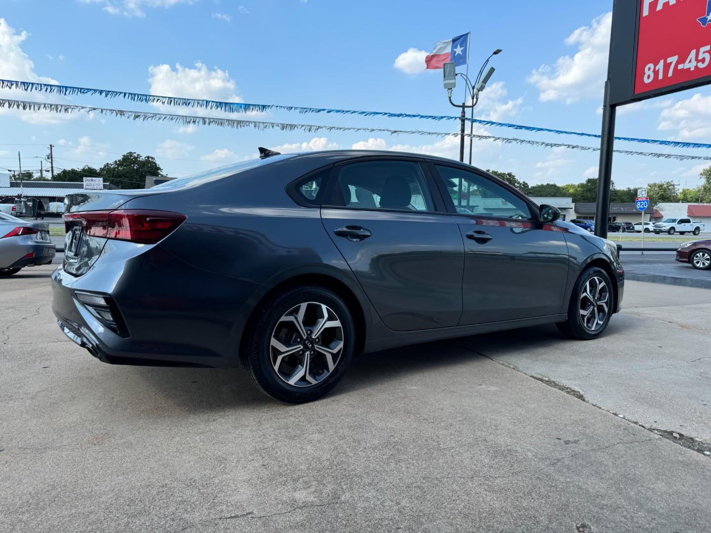 2020 GRAY KIA FORTE FE; LXS (3KPF24AD4LE) , located at 5900 E. Lancaster Ave., Fort Worth, TX, 76112, (817) 457-5456, 0.000000, 0.000000 - Photo#4