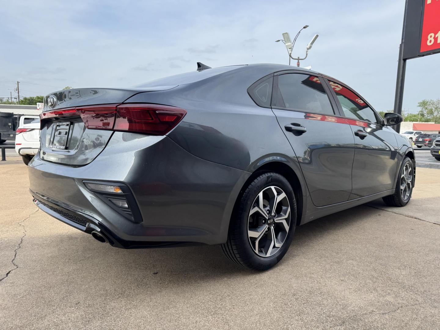 2020 GRAY KIA FORTE FE; LXS (3KPF24AD4LE) , located at 5900 E. Lancaster Ave., Fort Worth, TX, 76112, (817) 457-5456, 0.000000, 0.000000 - Photo#3