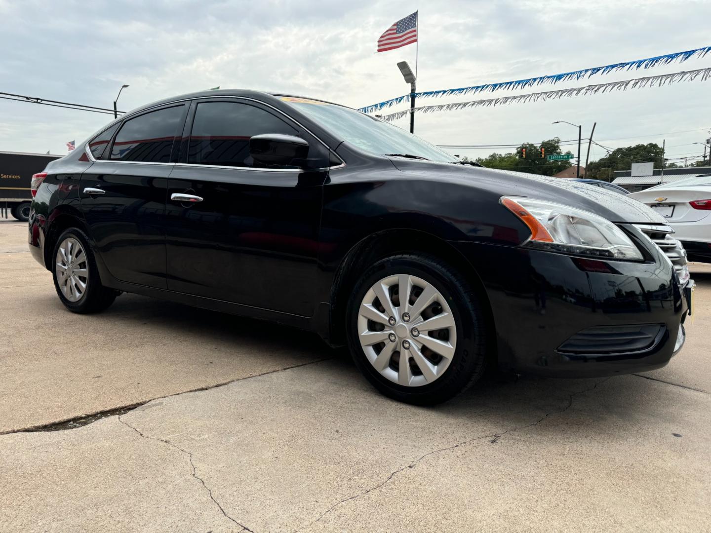 2015 BLACK NISSAN SENTRA (3N1AB7AP5FY) , located at 5900 E. Lancaster Ave., Fort Worth, TX, 76112, (817) 457-5456, 0.000000, 0.000000 - Photo#3