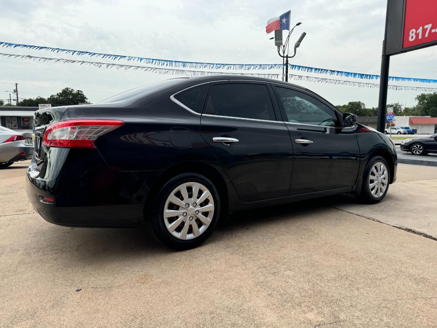 2015 BLACK NISSAN SENTRA (3N1AB7AP5FY) , located at 5900 E. Lancaster Ave., Fort Worth, TX, 76112, (817) 457-5456, 0.000000, 0.000000 - Photo#4