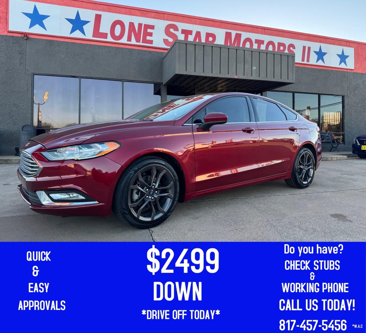 2018 Ford Fusion SE photo 1