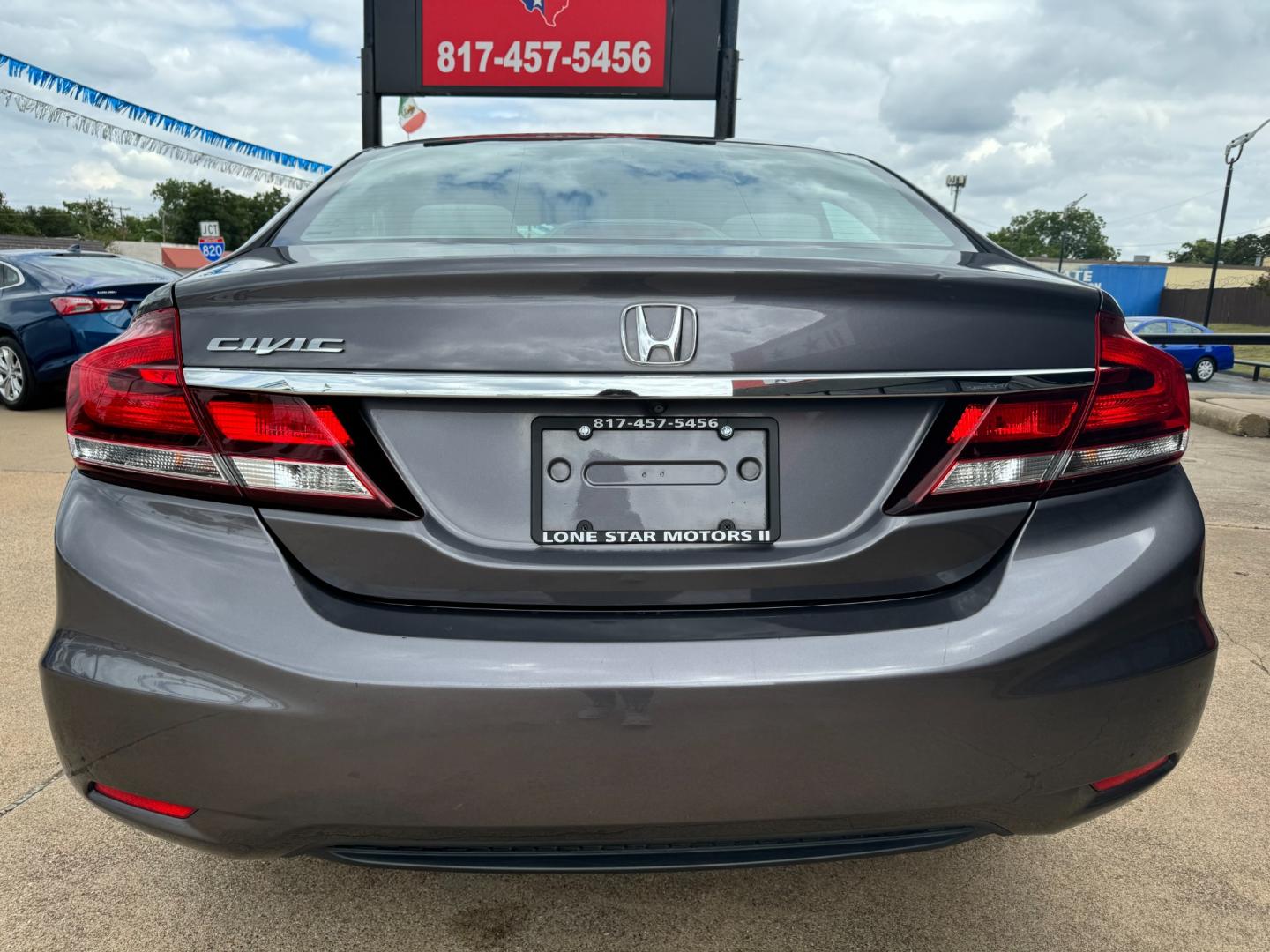 2015 GRAY HONDA CIVIC EX (19XFB2F80FE) , located at 5900 E. Lancaster Ave., Fort Worth, TX, 76112, (817) 457-5456, 0.000000, 0.000000 - Photo#4