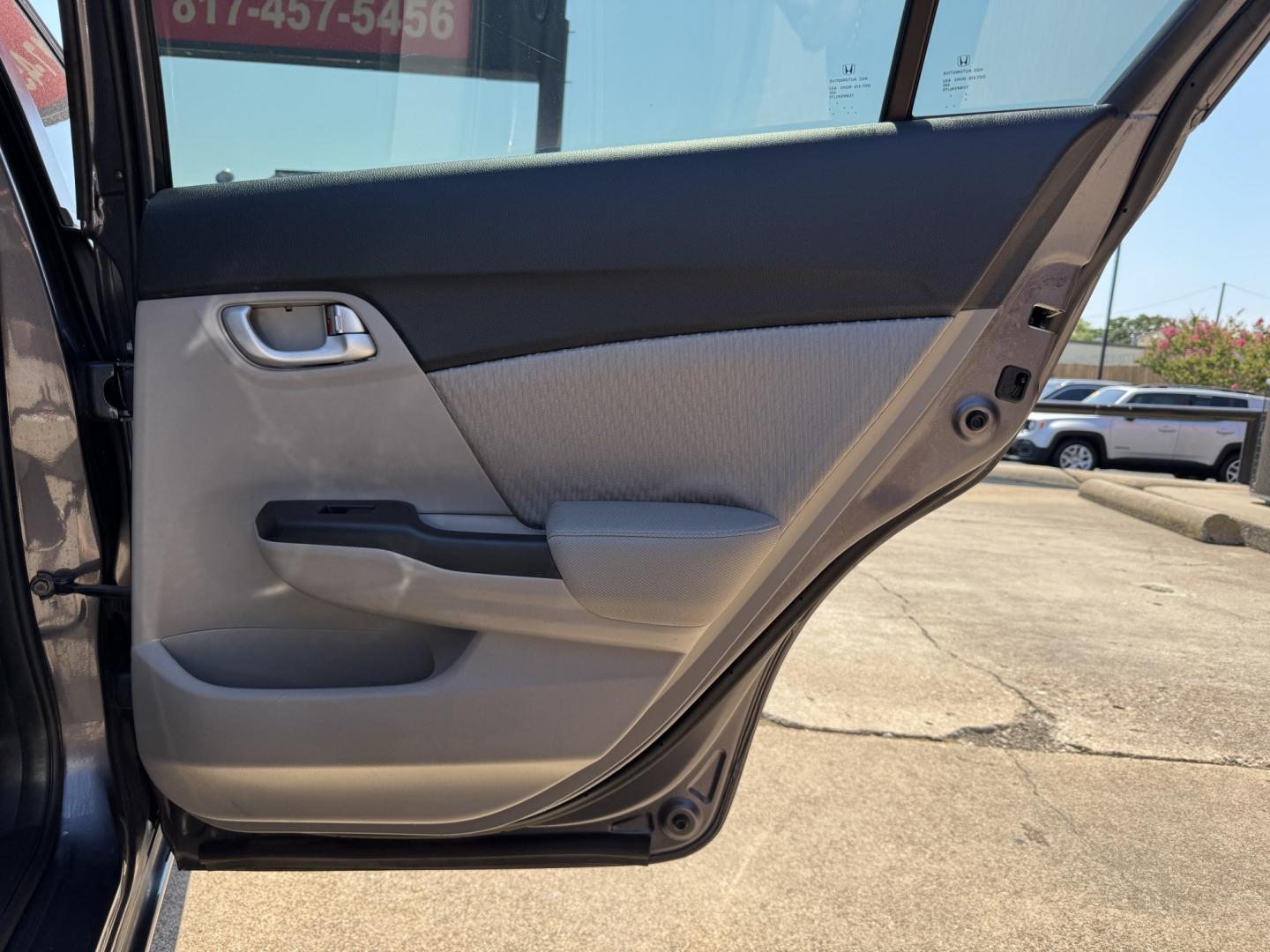 2015 GRAY HONDA CIVIC EX (19XFB2F80FE) , located at 5900 E. Lancaster Ave., Fort Worth, TX, 76112, (817) 457-5456, 0.000000, 0.000000- Photo#13