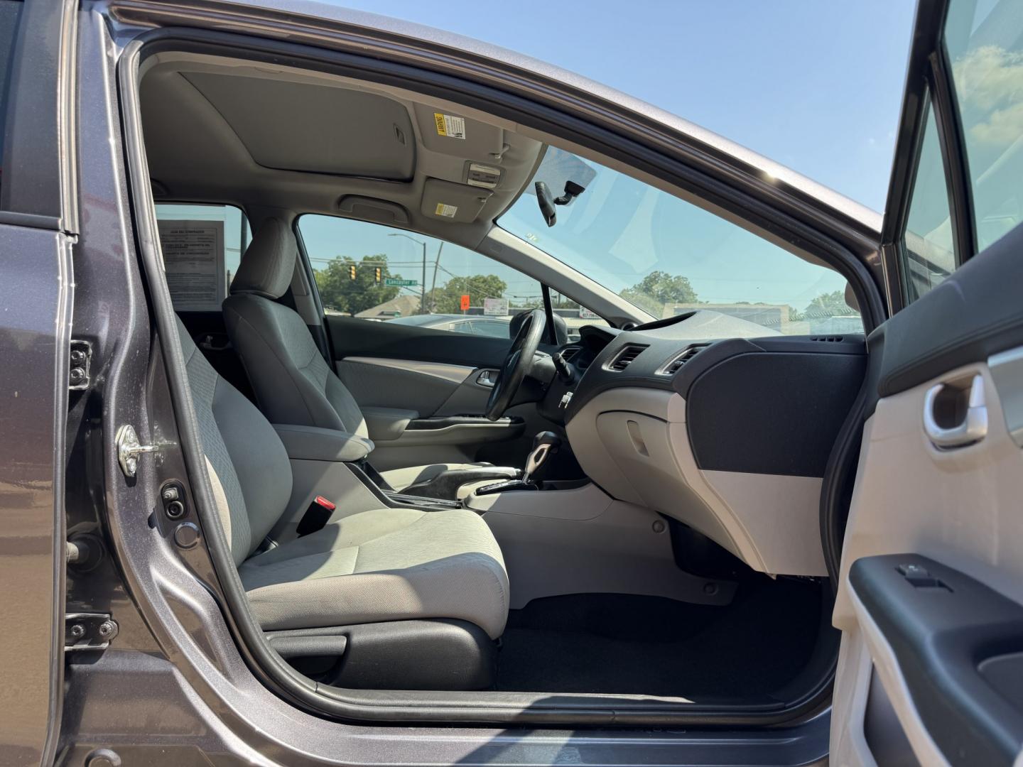 2015 GRAY HONDA CIVIC EX (19XFB2F80FE) , located at 5900 E. Lancaster Ave., Fort Worth, TX, 76112, (817) 457-5456, 0.000000, 0.000000- Photo#16