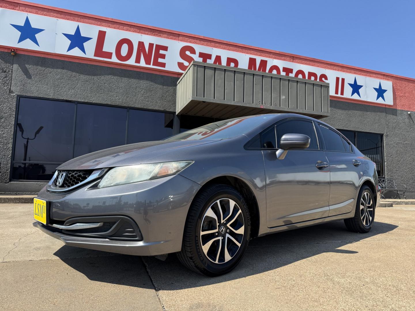2015 GRAY HONDA CIVIC EX (19XFB2F80FE) , located at 5900 E. Lancaster Ave., Fort Worth, TX, 76112, (817) 457-5456, 0.000000, 0.000000- Photo#0