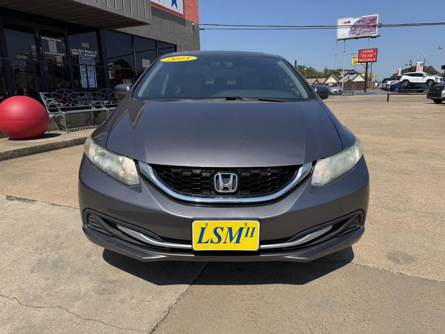 2015 GRAY HONDA CIVIC EX (19XFB2F80FE) , located at 5900 E. Lancaster Ave., Fort Worth, TX, 76112, (817) 457-5456, 0.000000, 0.000000- Photo#1