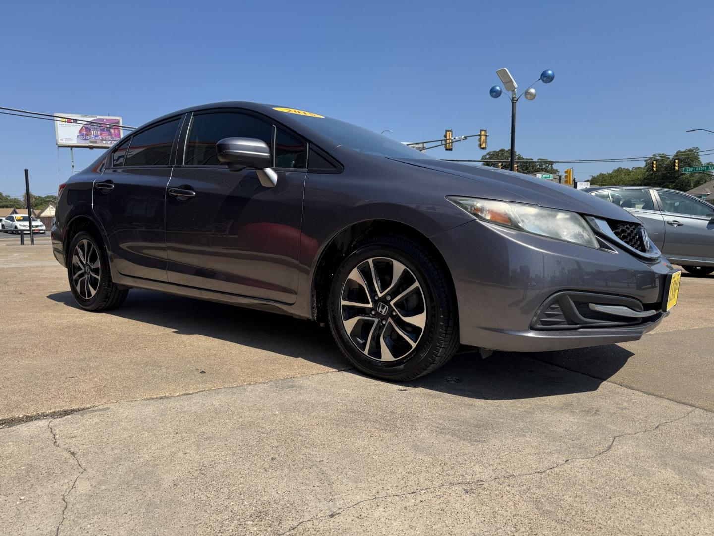 2015 GRAY HONDA CIVIC EX (19XFB2F80FE) , located at 5900 E. Lancaster Ave., Fort Worth, TX, 76112, (817) 457-5456, 0.000000, 0.000000- Photo#2
