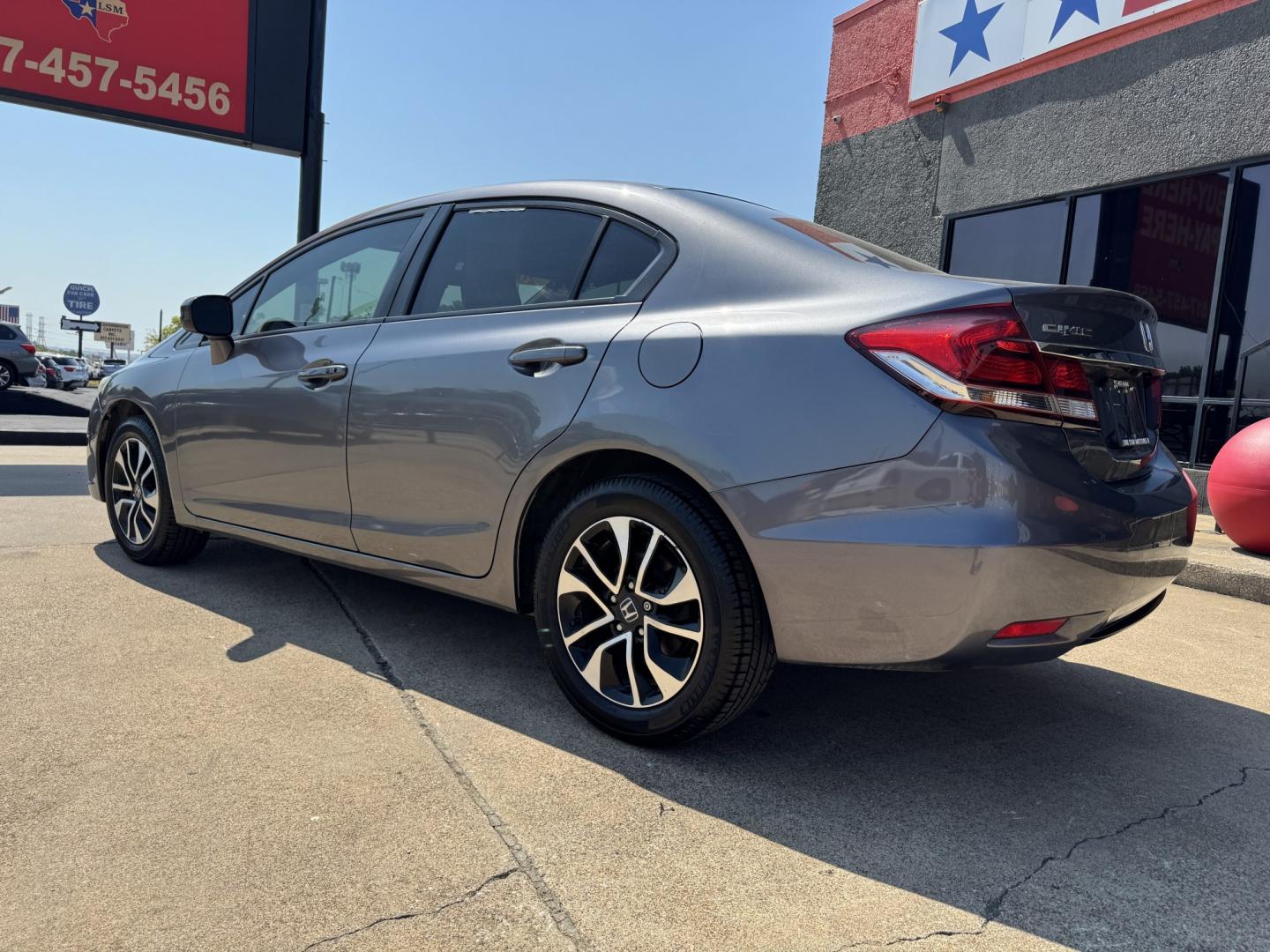 2015 GRAY HONDA CIVIC EX (19XFB2F80FE) , located at 5900 E. Lancaster Ave., Fort Worth, TX, 76112, (817) 457-5456, 0.000000, 0.000000- Photo#6