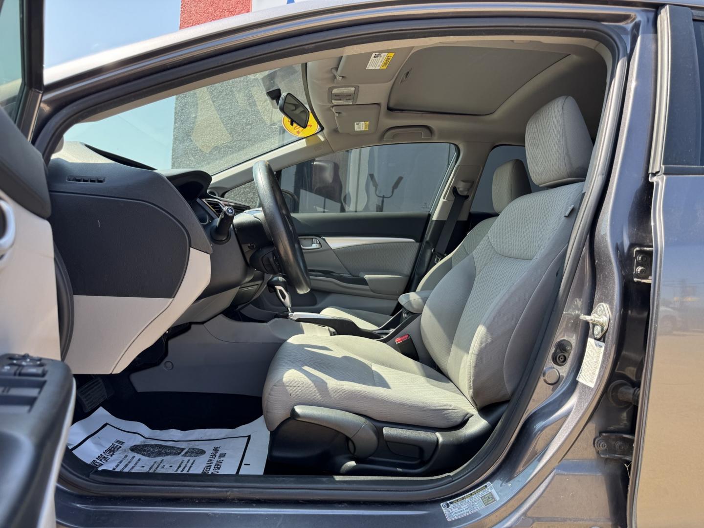 2015 GRAY HONDA CIVIC EX (19XFB2F80FE) , located at 5900 E. Lancaster Ave., Fort Worth, TX, 76112, (817) 457-5456, 0.000000, 0.000000- Photo#8