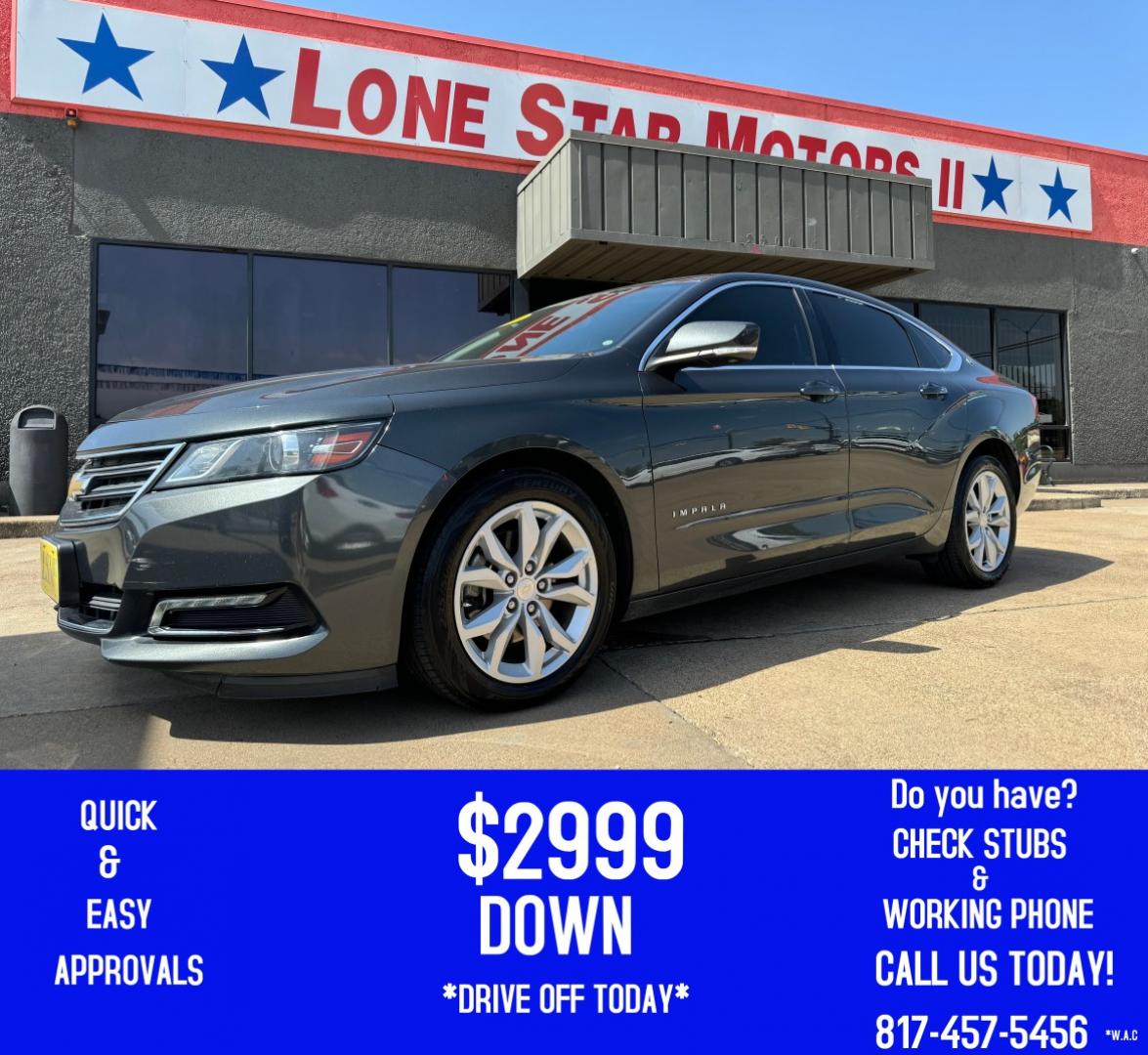 2019 GRAY CHEVROLET IMPALA LT (1LT) (2G11Z5SAXK9) , located at 5900 E. Lancaster Ave., Fort Worth, TX, 76112, (817) 457-5456, 0.000000, 0.000000 - Photo#0